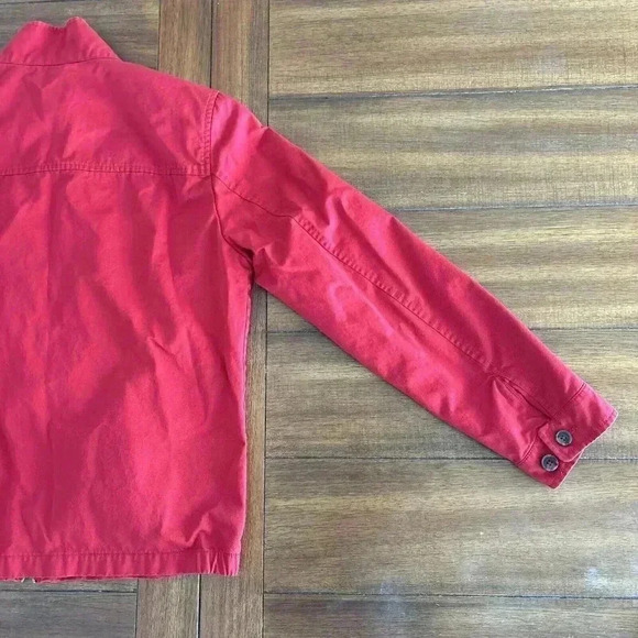 Brooks Brothers Red Fleece Full Zip Up Lightweight Jacket Men’s SZ M Red - Picture 13 of 15